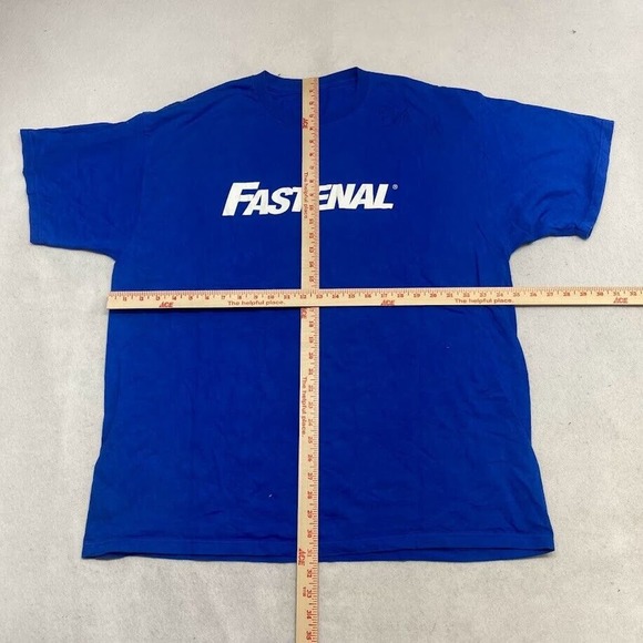Fastenal 60 Carl Edwards Signed Tee Thrifted Vintage Style Size 2XL - Picture 3 of 8
